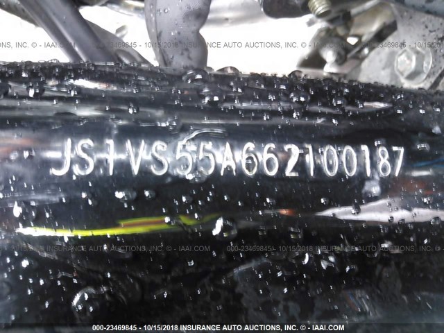 JS1VS55A662100187 - 2006 SUZUKI C50 BLACK photo 10