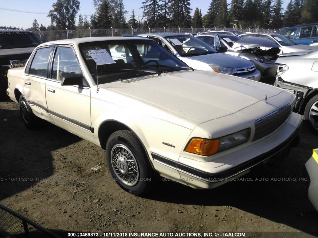 3G4AL54N3LS607842 - 1990 BUICK CENTURY LIMITED WHITE photo 1