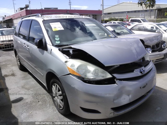 5TDZA23C16S543272 - 2006 TOYOTA SIENNA CE/LE SILVER photo 1