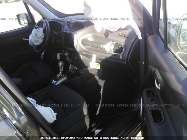 ZACCJADB5JPH37024 - 2018 JEEP RENEGADE LIMITED GRAY photo 5