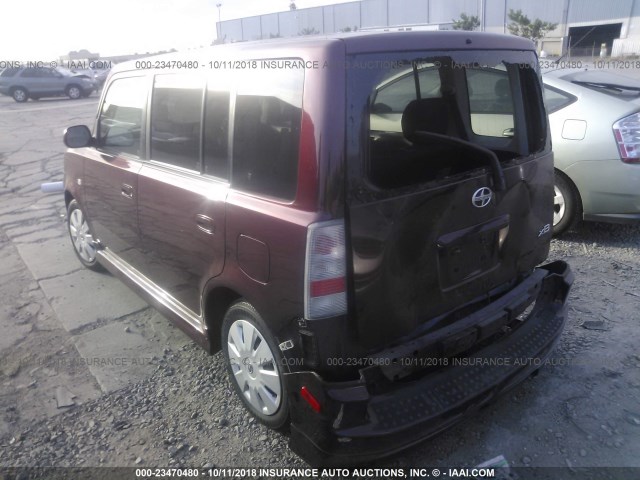 JTLKT324650191694 - 2005 TOYOTA SCION XB Granate foto 3