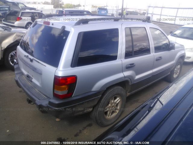 1J4GW48S44C193651 - 2004 JEEP GRAND CHEROKEE LAREDO/COLUMBIA/FREEDOM 银色 照片 4