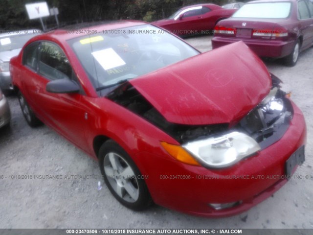 1G8AW15F16Z180626 - 2006 SATURN ION LEVEL 3 RED photo 1