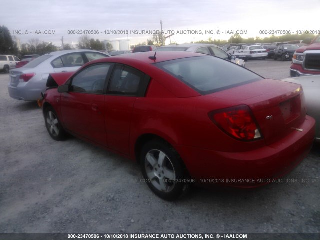 1G8AW15F16Z180626 - 2006 SATURN ION LEVEL 3 RED photo 3