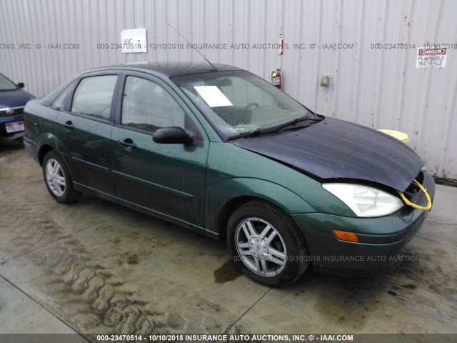 1FAFP34P01W150581 - 2001 FORD FOCUS SE/SE COMFORT GREEN photo 1