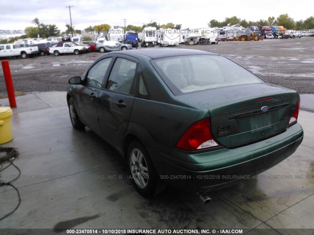 1FAFP34P01W150581 - 2001 FORD FOCUS SE/SE COMFORT GREEN photo 3