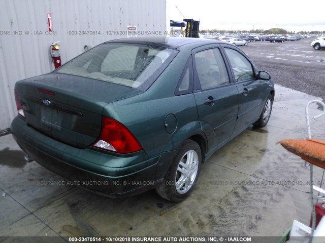 1FAFP34P01W150581 - 2001 FORD FOCUS SE/SE COMFORT GREEN photo 4