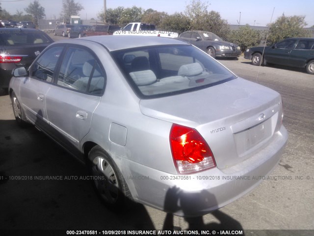 KMHDN46D76U315668 - 2006 HYUNDAI ELANTRA GLS/GT/LIMITED SILVER photo 3