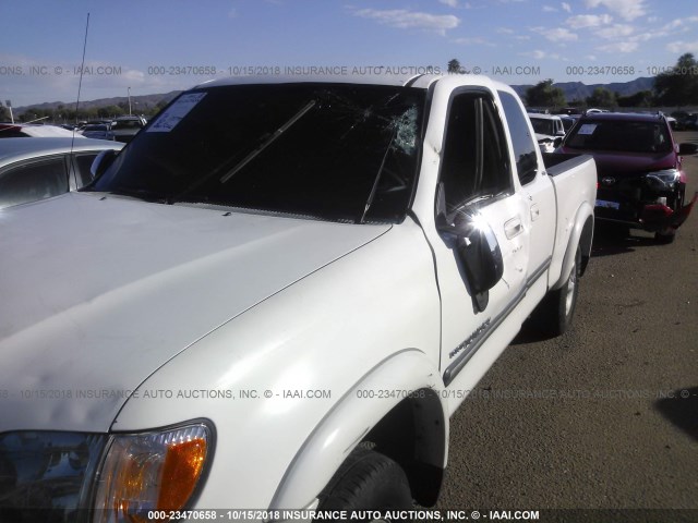 5TBRT34154S453304 - 2004 TOYOTA TUNDRA ACCESS CAB SR5 WHITE photo 6