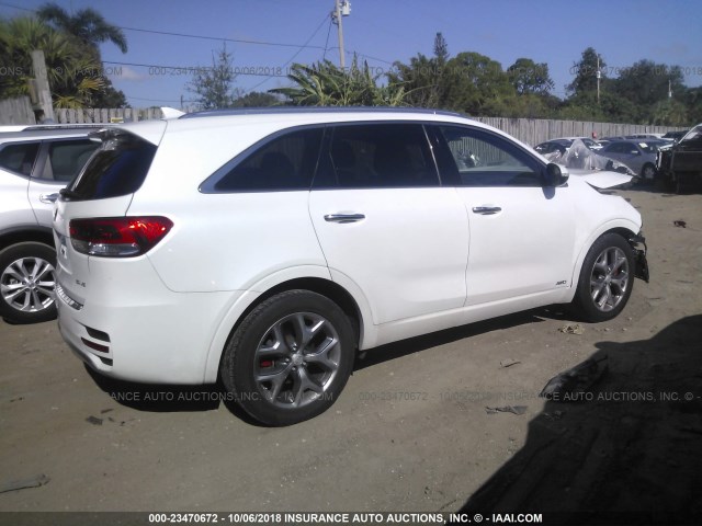 5XYPKDA56GG008182 - 2016 KIA SORENTO SX/SX LIMITED WHITE photo 4