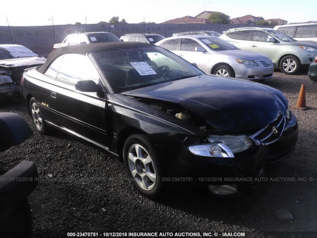 2T1FF28P51C519865 - 2001 TOYOTA CAMRY SOLARA SE/SLE შავი ფოტო 1