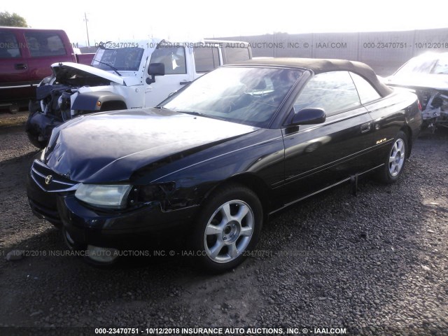 2T1FF28P51C519865 - 2001 TOYOTA CAMRY SOLARA SE/SLE შავი ფოტო 2
