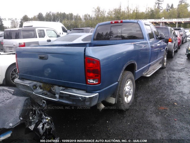 3D7LR38CX5G743311 - 2005 DODGE RAM 3500 ST/SLT BLUE photo 4