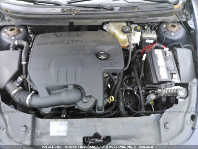 1G1ZB5E13BF157837 - 2011 CHEVROLET MALIBU LS Mavi foto 10