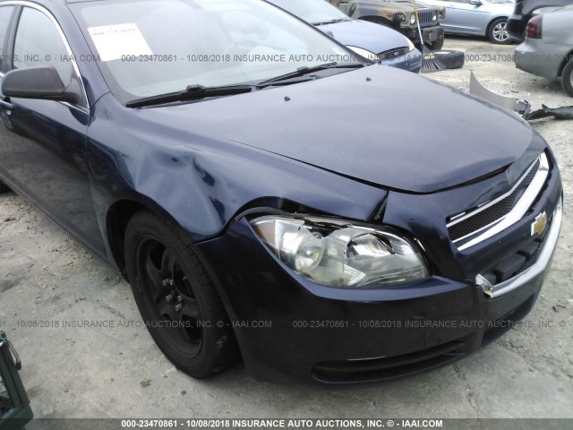 1G1ZB5E13BF157837 - 2011 CHEVROLET MALIBU LS Mavi foto 6