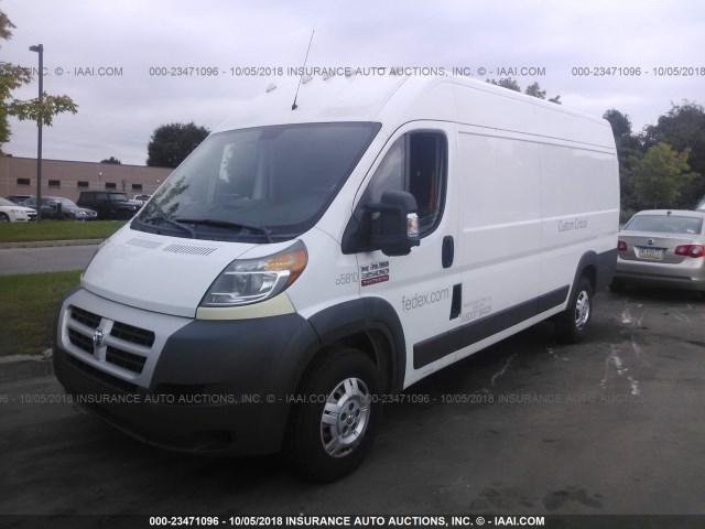 3C6URVJG8FE514203 - 2015 RAM PROMASTER 3500 3500 HIGH WHITE photo 2