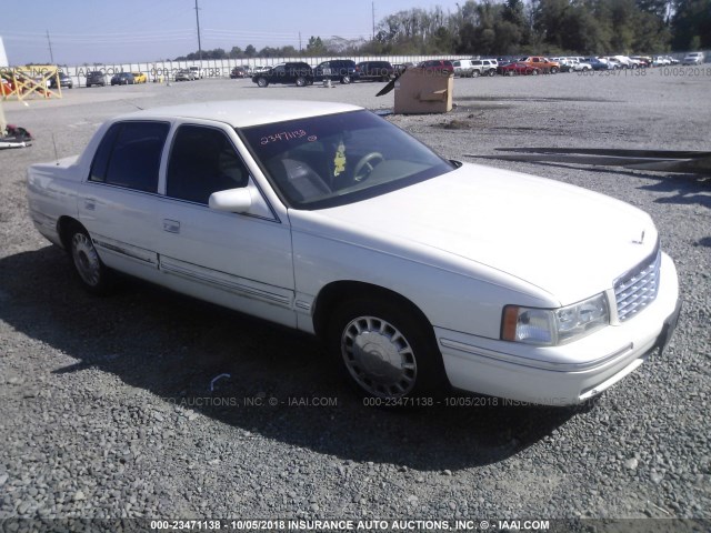 1G6KD54Y2WU710578 - 1998 CADILLAC DEVILLE WHITE photo 1