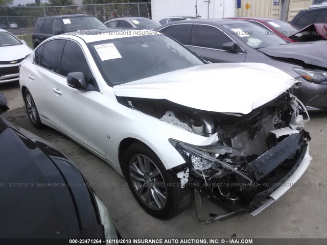 JN1BV7AP5EM681158 - 2014 INFINITI Q50 PREMIUM/SPORT WHITE photo 1