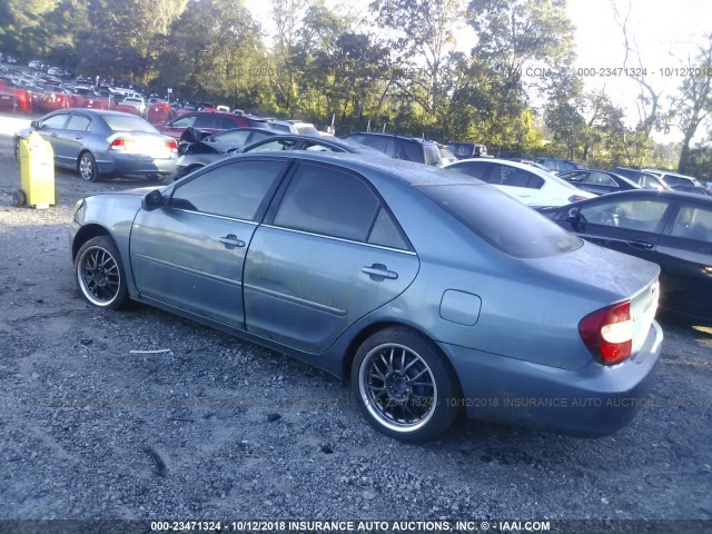 4T1BE32K53U237277 - 2003 TOYOTA CAMRY LE/XLE/SE 蓝色 照片 3