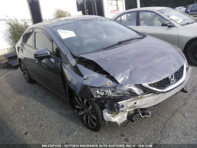 2HGFB2F9XEH503383 - 2014 HONDA CIVIC EXL 灰色 照片 1
