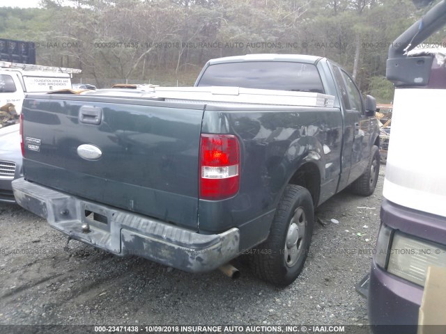 1FTRF12297KC20228 - 2007 FORD F150 GRAY photo 4