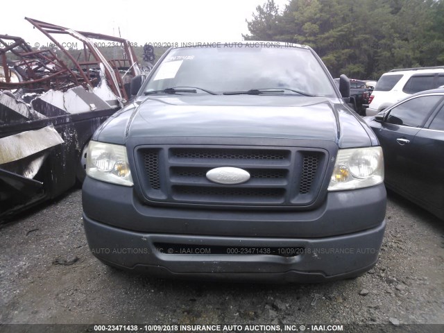 1FTRF12297KC20228 - 2007 FORD F150 GRAY photo 6