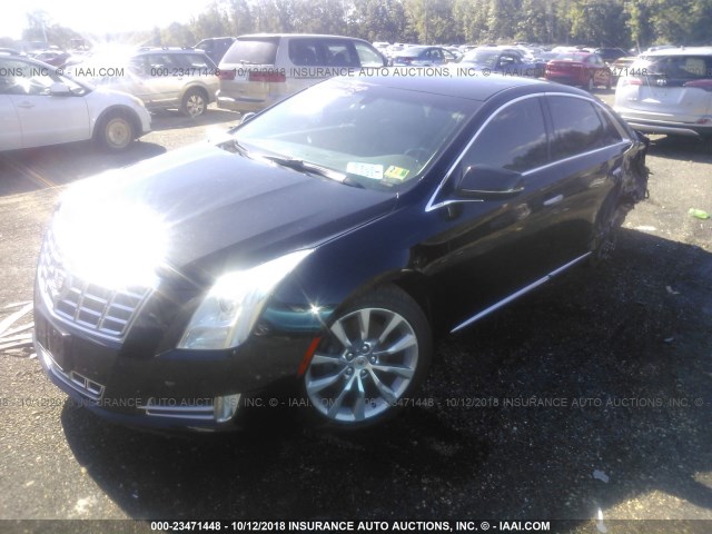 2G61N5S35F9249843 - 2015 CADILLAC XTS LUXURY COLLECTION BLACK photo 2