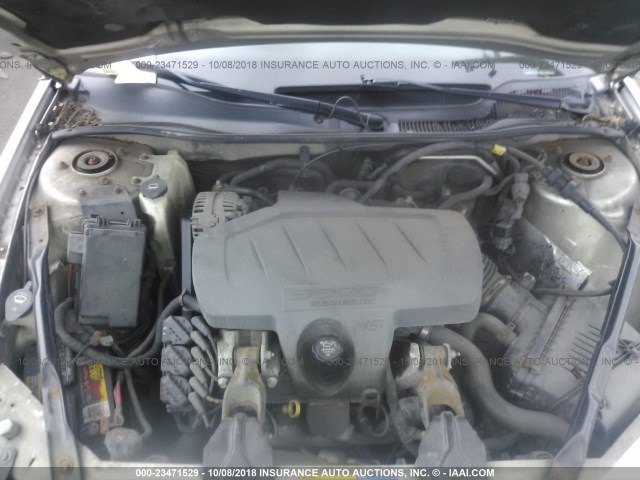2G2WP552X61281920 - 2006 PONTIAC GRAND PRIX 银色 照片 10