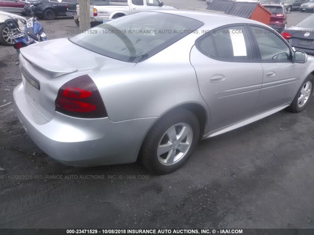 2G2WP552X61281920 - 2006 PONTIAC GRAND PRIX 银色 照片 4