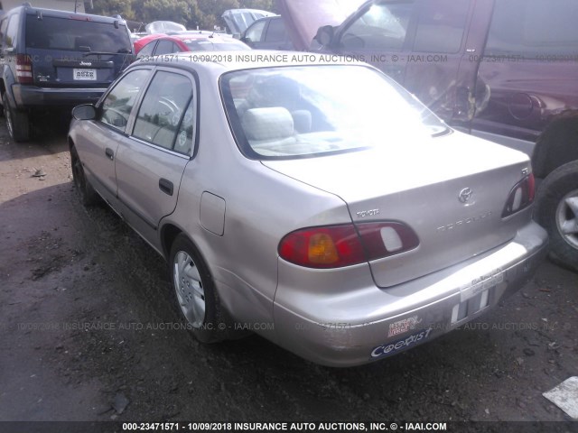 2T1BR12E4YC351072 - 2000 TOYOTA COROLLA VE/CE/LE 棕色 照片 3