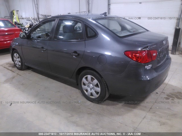 KMHDU46D79U669911 - 2009 HYUNDAI ELANTRA GLS/SE SILVER photo 3