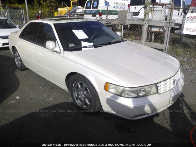 1G6KY54963U102930 - 2003 CADILLAC SEVILLE STS WHITE photo 1