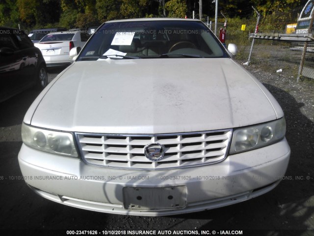 1G6KY54963U102930 - 2003 CADILLAC SEVILLE STS WHITE photo 6