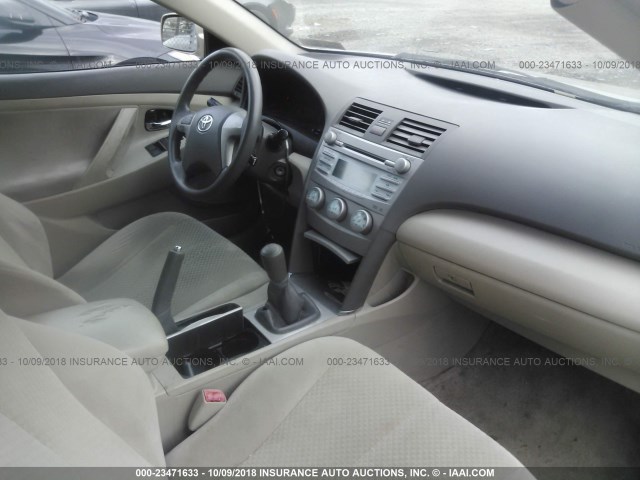 4T1BE46K47U623971 - 2007 TOYOTA CAMRY CE/LE/XLE/SE GOLD photo 5