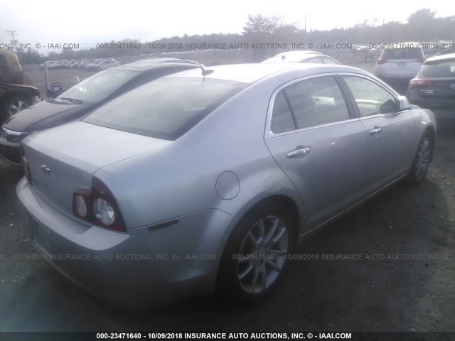 1G1ZK57B29F212245 - 2009 CHEVROLET MALIBU LTZ 银色 照片 4