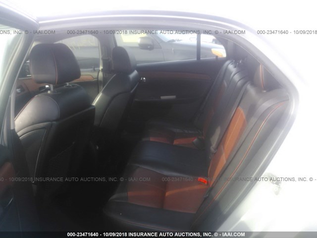 1G1ZK57B29F212245 - 2009 CHEVROLET MALIBU LTZ 银色 照片 8