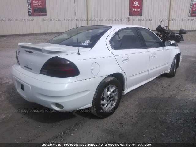 1G2NF52E84M596746 - 2004 PONTIAC GRAND AM SE1 WHITE photo 4