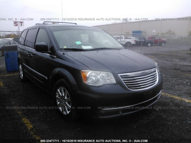 2C4RC1BG2DR697035 - 2013 CHRYSLER TOWN & COUNTRY TOURING Dark Blue photo 1