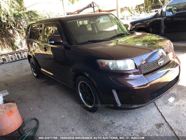 JTLKE50E091083038 - 2009 TOYOTA SCION XB Бордовый фото 1