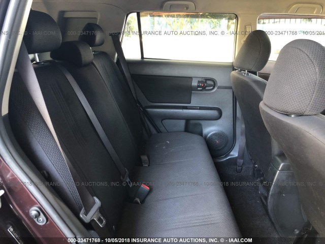 JTLKE50E091083038 - 2009 TOYOTA SCION XB Бордовый фото 8