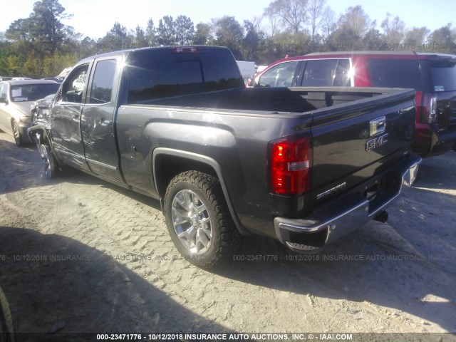 1GTV2VEC1EZ149097 - 2014 GMC SIERRA K1500 SLT GRAY photo 3