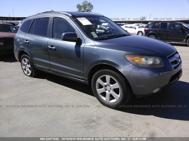 5NMSH13E07H043455 - 2007 HYUNDAI SANTA FE SE/LIMITED BLACK photo 1