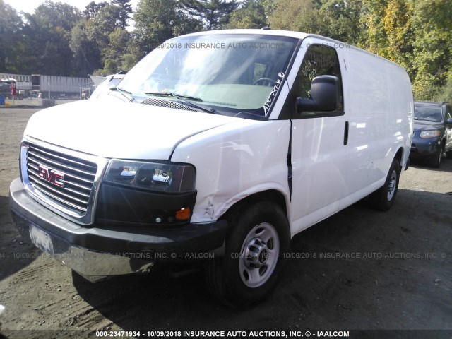 1GTW7FCA6E1175237 - 2014 GMC SAVANA G2500 WHITE photo 2