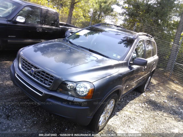 YV4CZ852461252247 - 2006 VOLVO XC90 V8 GRAY photo 2