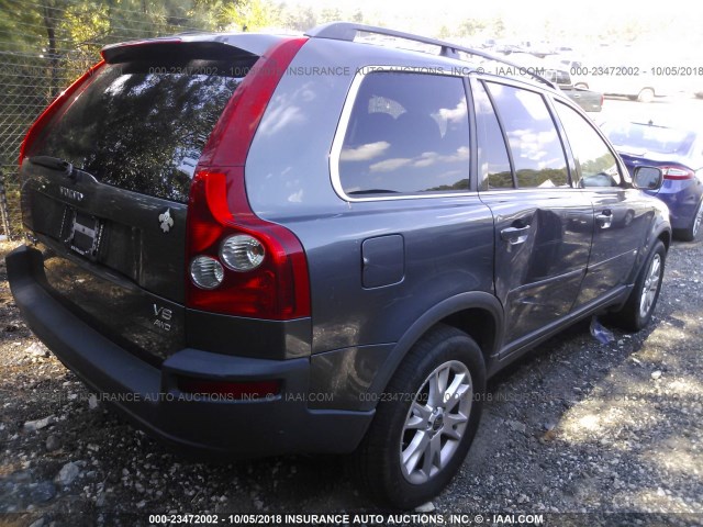 YV4CZ852461252247 - 2006 VOLVO XC90 V8 GRAY photo 4