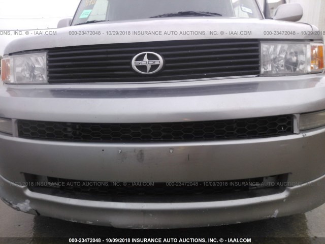 JTLKT324364103114 - 2006 TOYOTA SCION XB Plata foto 6