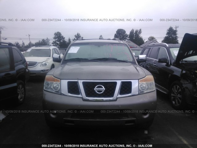 5N1BA08D48N601077 - 2008 NISSAN ARMADA SE/LE GOLD photo 6