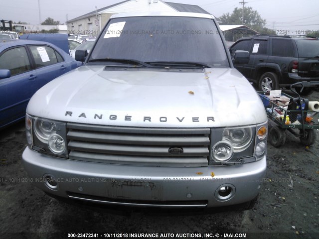 SALME11423A121890 - 2003 LAND ROVER RANGE ROVER HSE SILVER photo 6