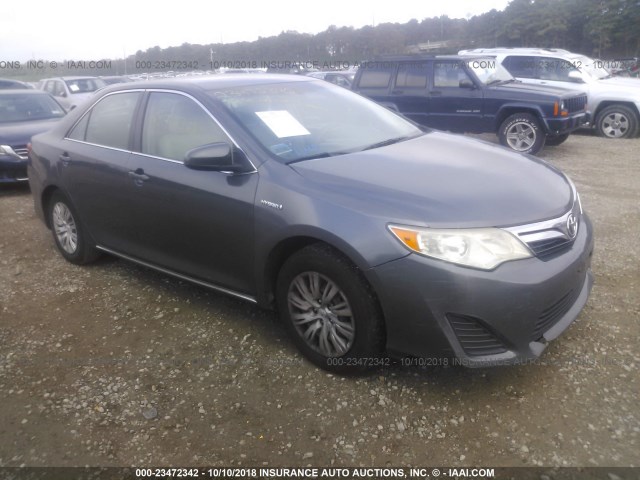 4T1BD1FK1CU045517 - 2012 TOYOTA CAMRY HYBRID/LE/XLE 灰色 照片 1