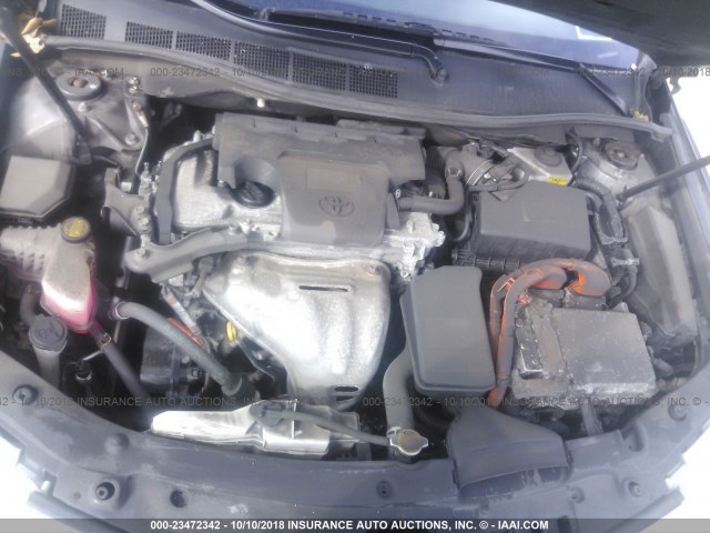 4T1BD1FK1CU045517 - 2012 TOYOTA CAMRY HYBRID/LE/XLE 灰色 照片 10